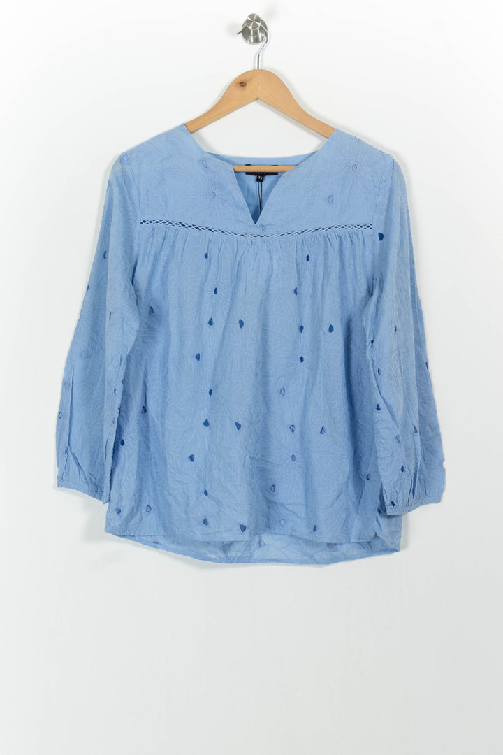Blouse Bleue - Taille XL/42 de la marque Caroll | PARAD60930 - Vendu par Paradigme - Image 2
