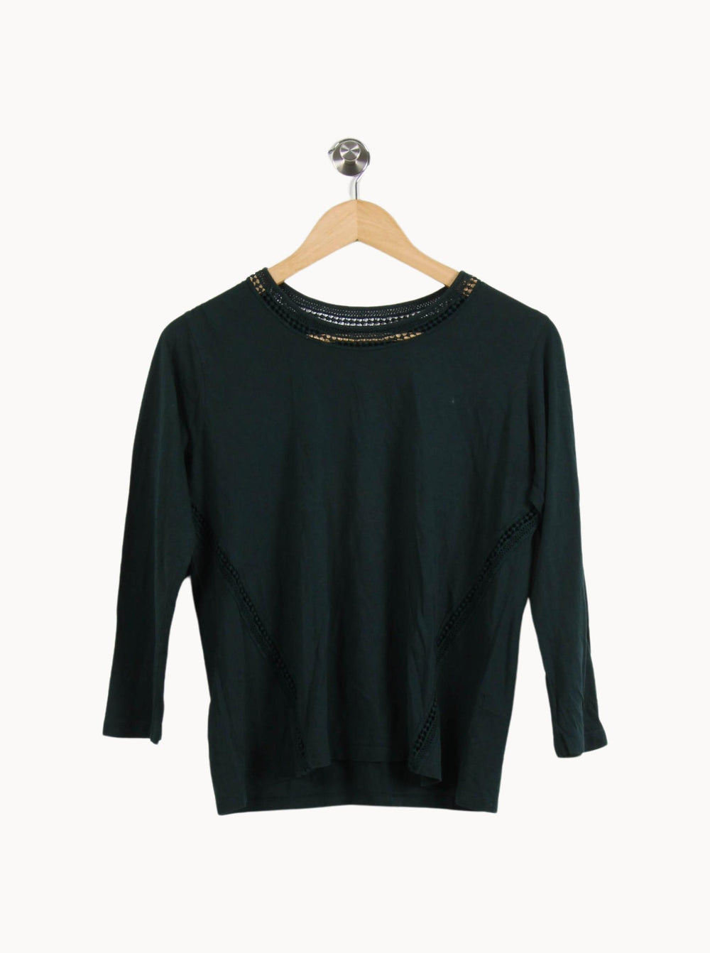Tee-shirt Manches Longues Vert - Taille L/40 de la marque IKKS | PARAD60932 - Vendu par Paradigme - Image 2