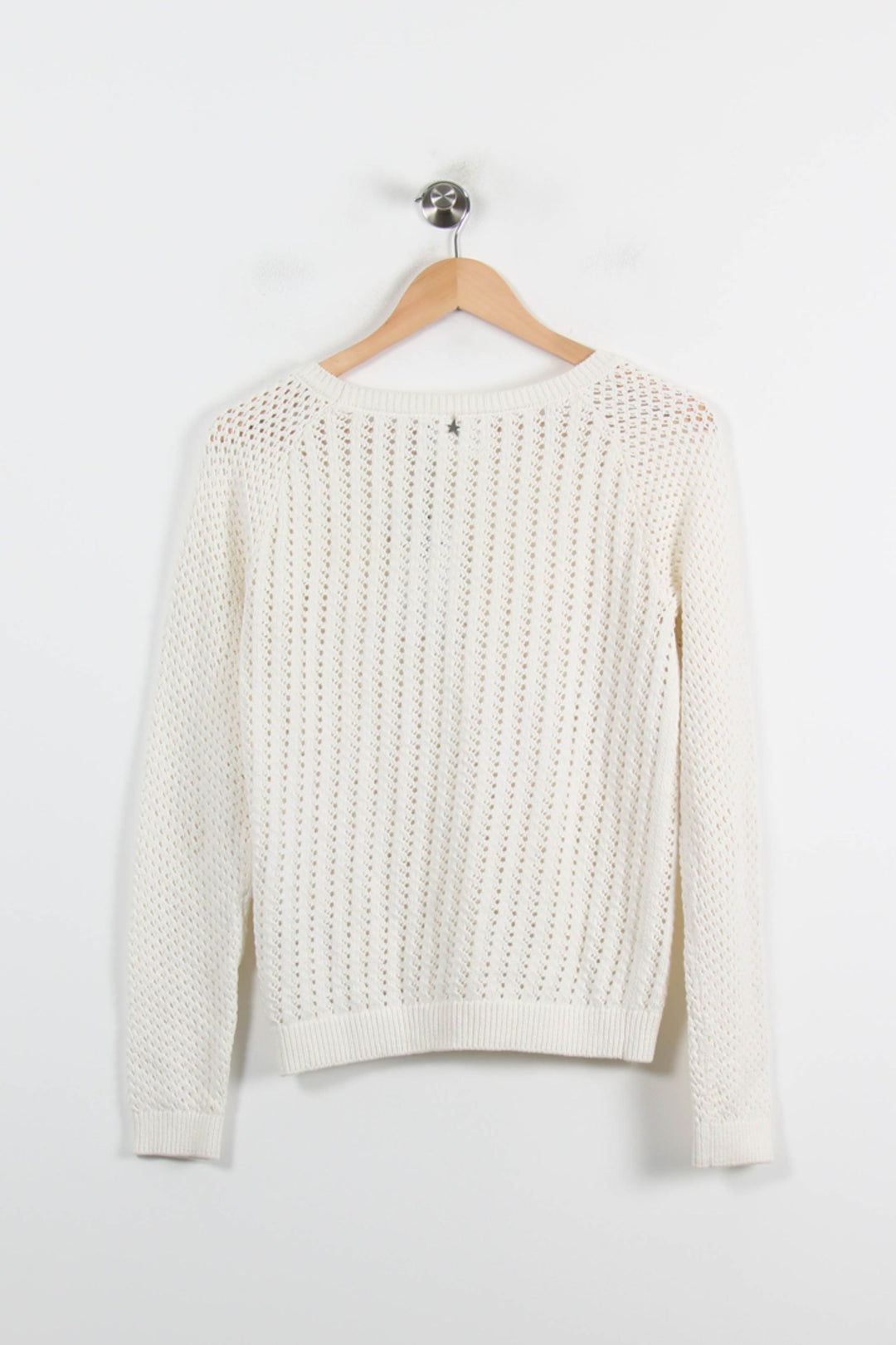 Pull Blanc - Taille S/36 de la marque Sud express | PARAD60936 - Vendu par Paradigme - Image 4