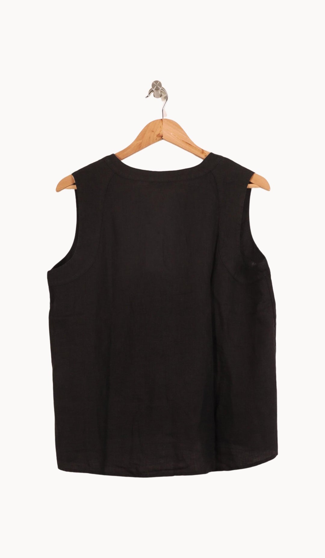 Blouse Sans Manches Noire - Taille XL/42 de la marque Caroll | PARAD60941 - Vendu par Paradigme - Image 4