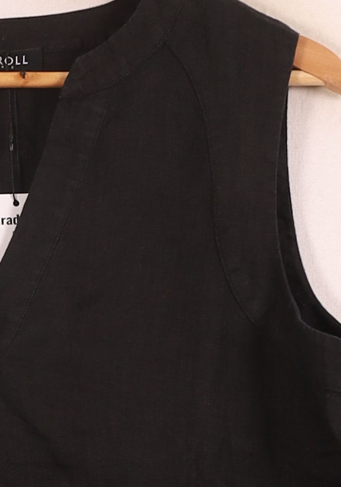 Blouse Sans Manches Noire - Taille XL/42 de la marque Caroll | PARAD60941 - Vendu par Paradigme - Image 3