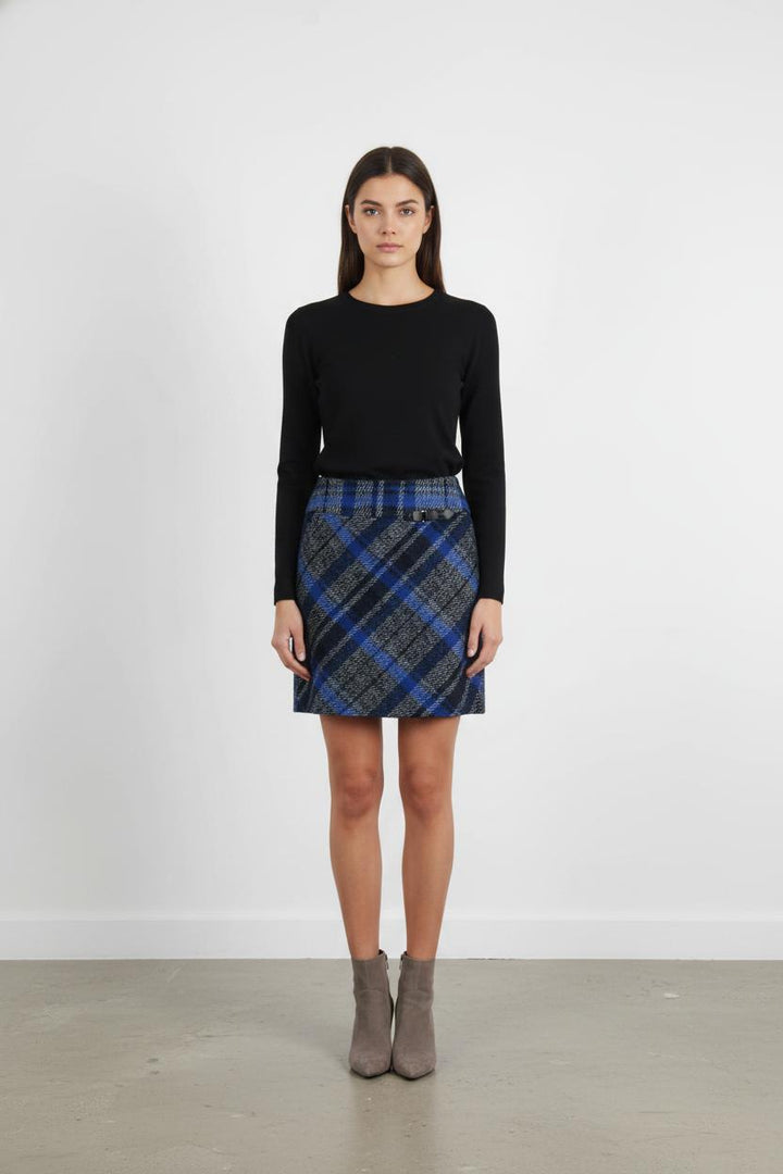 Jupe Courte Bleue et Noire - Taille XL/42