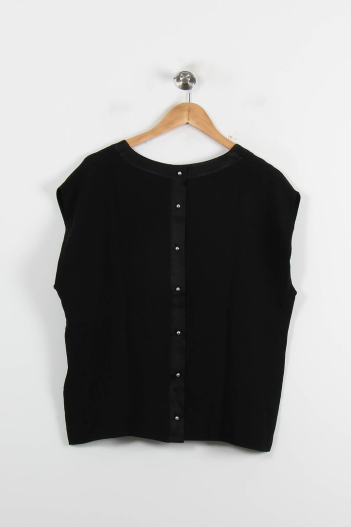 Blouse Noire - Taille L/40 de la marque IKKS | PARAD60945 - Vendu par Paradigme - Image 4