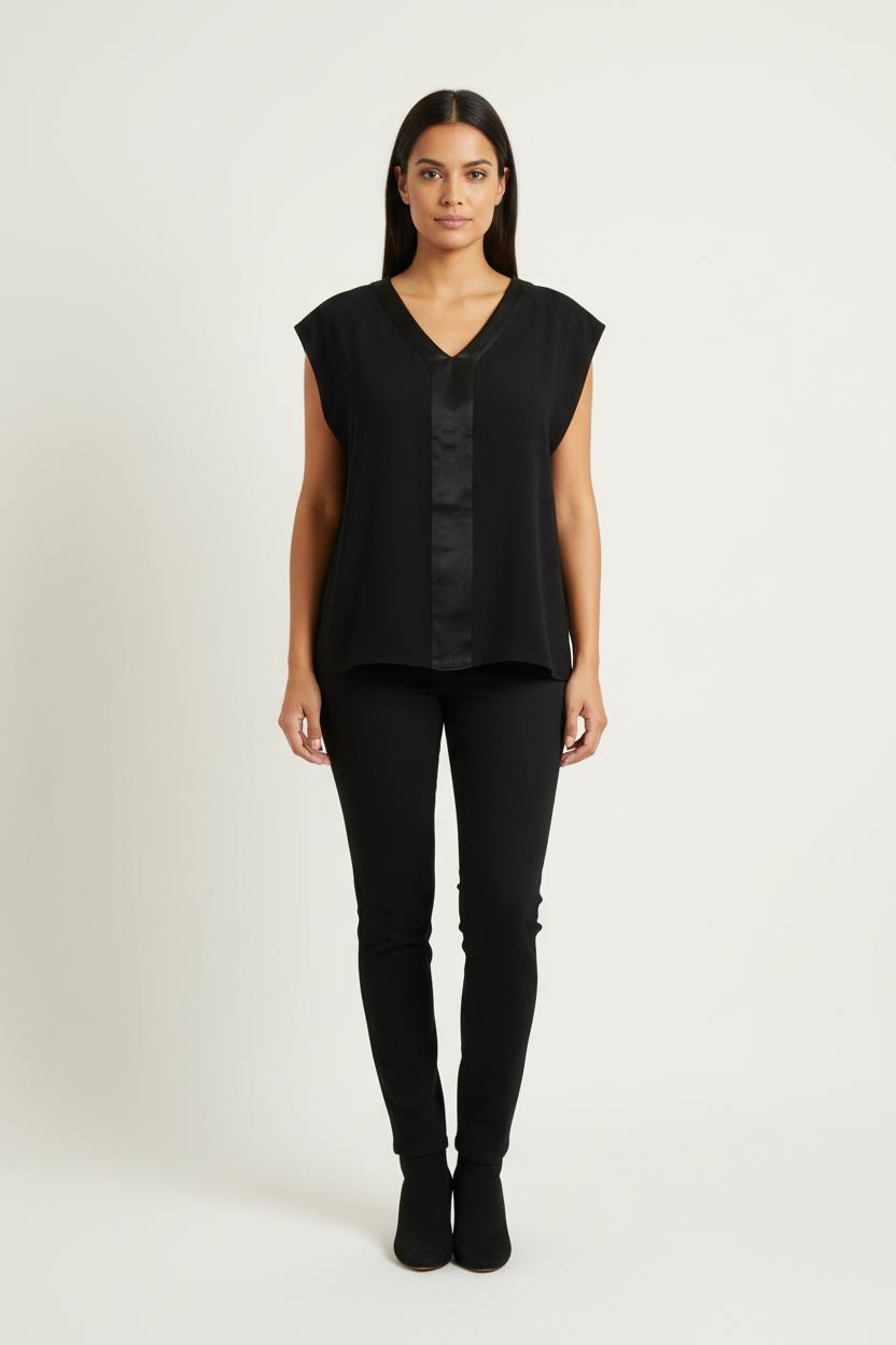 Blouse Noire - Taille L/40 de la marque IKKS | PARAD60945 - Vendu par Paradigme - Image 1