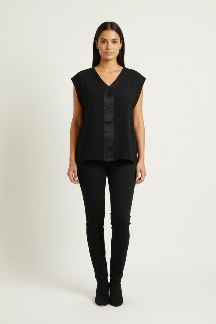 Blouse Noire - Taille L/40 de la marque IKKS | PARAD60945 - Vendu par Paradigme - Image 1