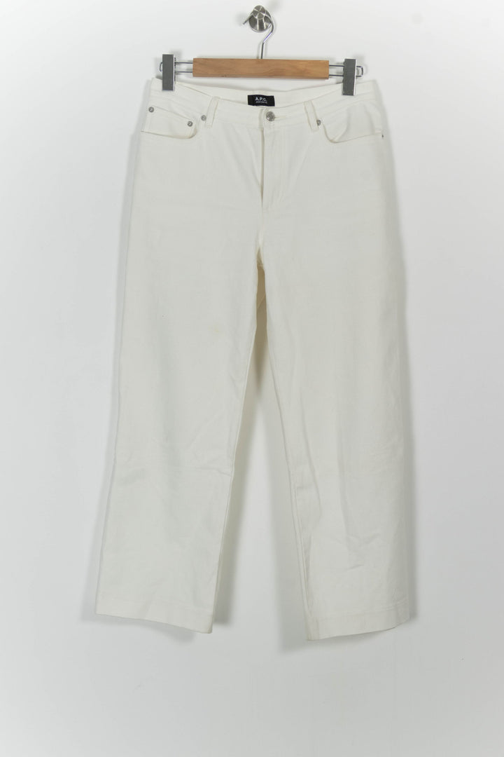 Jean Blanc - Taille L/40 de la marque A.P.C. | PARAD60949 - Vendu par Paradigme - Image 2