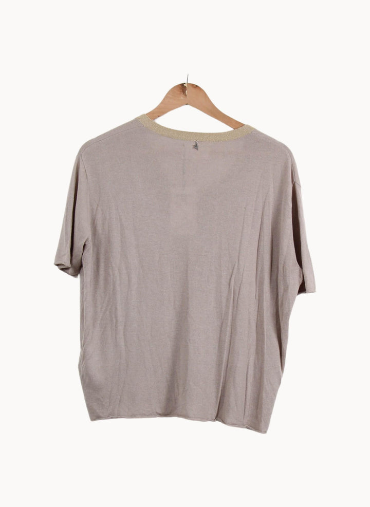 T-shirt Beige - Taille S/36 de la marque Sud express | PARAD60952 - Vendu par Paradigme - Image 4