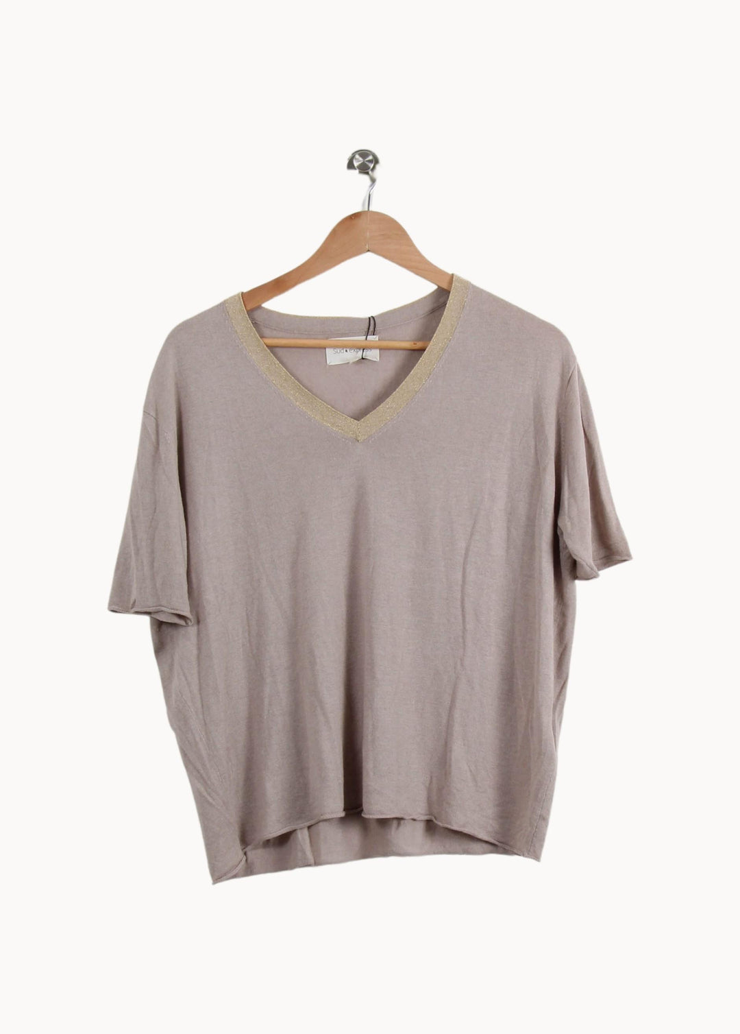 T-shirt Beige - Taille S/36 de la marque Sud express | PARAD60952 - Vendu par Paradigme - Image 2
