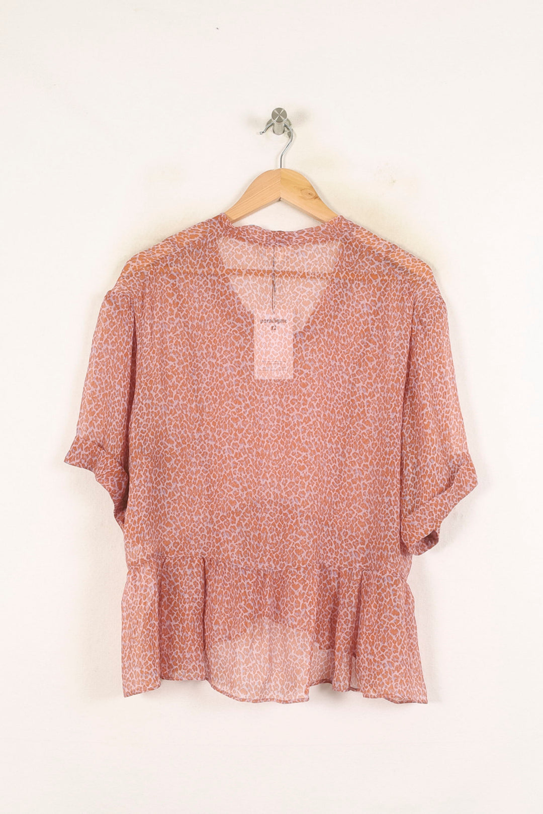 Blouse Rose et Blanche - Taille L/40 de la marque Pablo | PARAD60963 - Vendu par Paradigme - Image 4