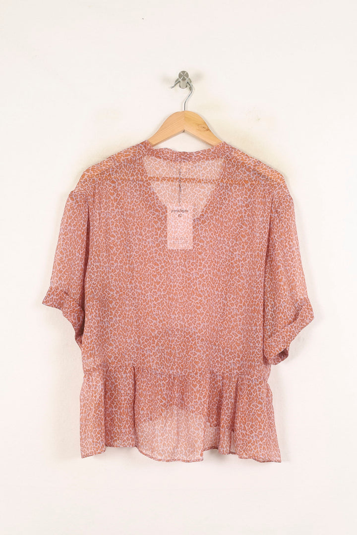 Blouse Rose et Blanche - Taille L/40 de la marque Pablo | PARAD60963 - Vendu par Paradigme - Image 4