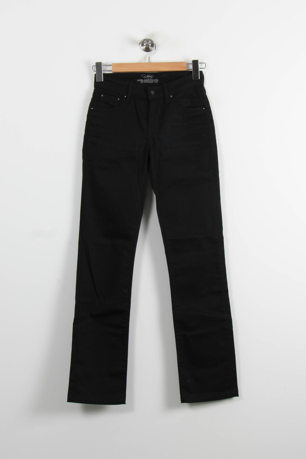 Jean Droit Noir - Taille S/36 de la marque Levi's | PARAD60964 - Vendu par Paradigme - Image 2