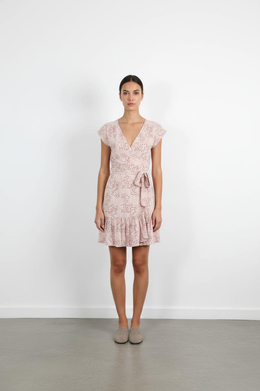 Robe Courte Beige - Taille S/36