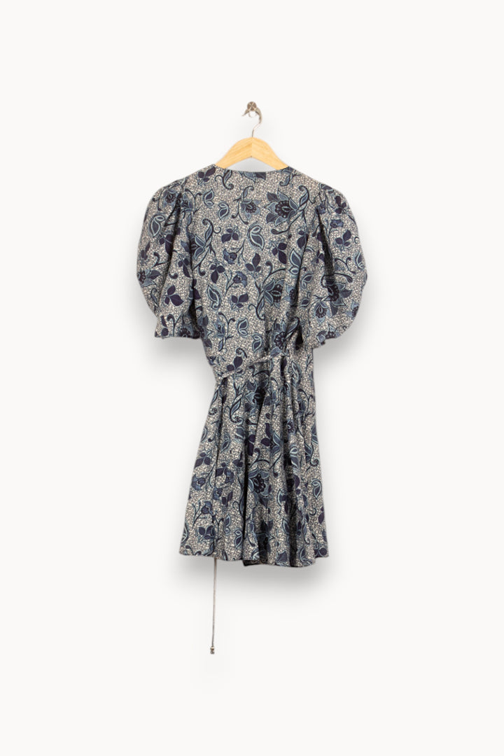 Robe Portefeuille Bleue - Taille S/36 de la marque Bérénice | PARAD60979 - Vendu par Paradigme - Image 4
