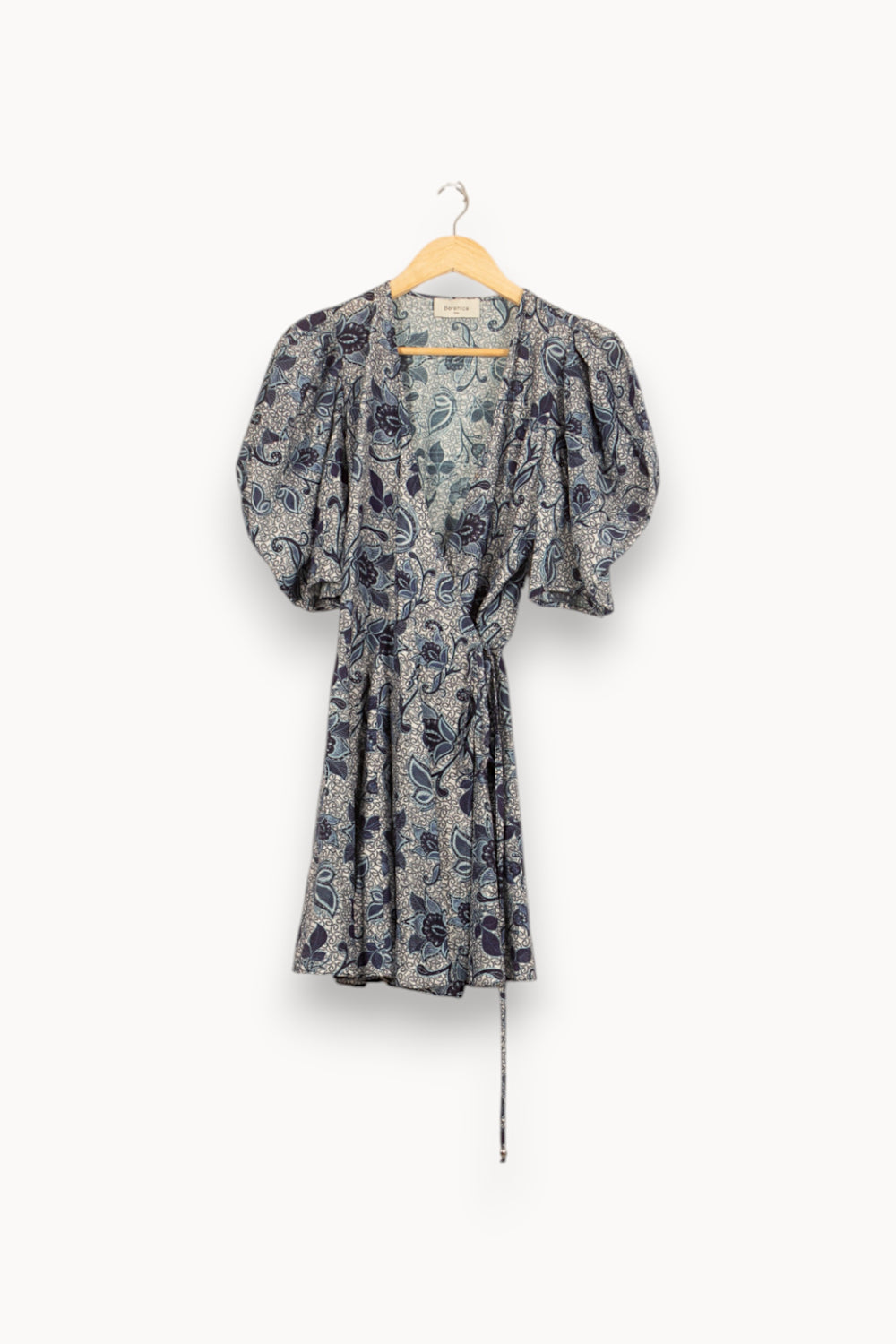 Robe Portefeuille Bleue - Taille S/36 de la marque Bérénice | PARAD60979 - Vendu par Paradigme - Image 2