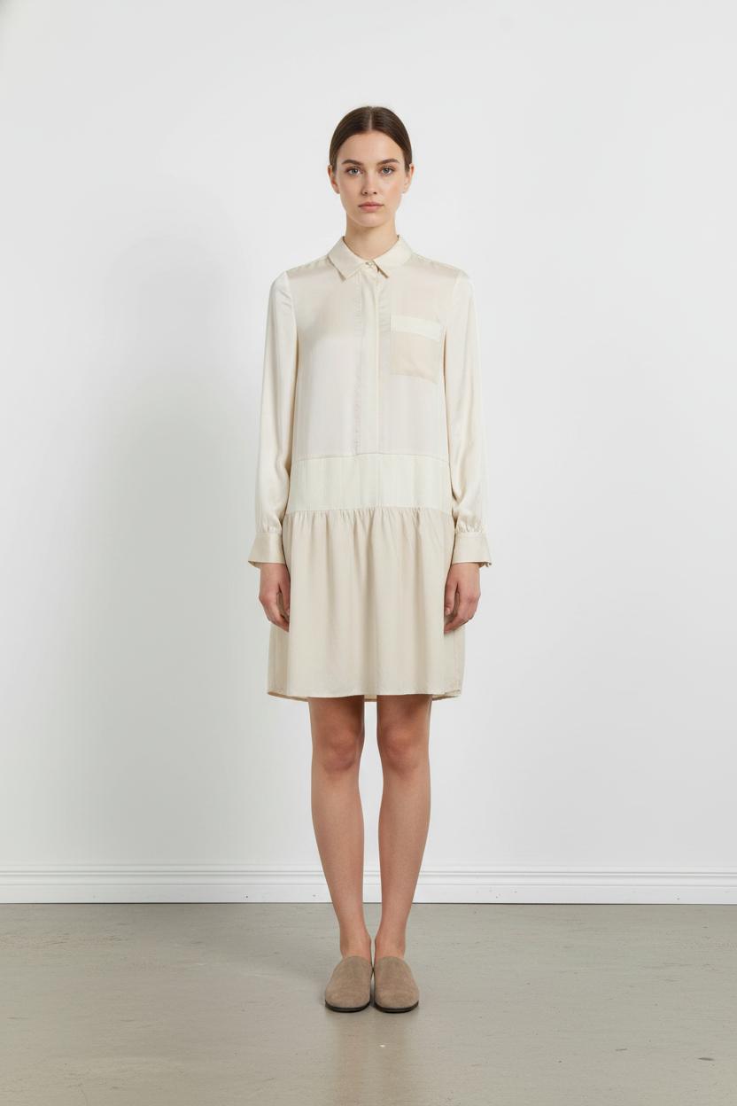 Robe Chemise Beige - Taille S/36 de la marque Bérénice | PARAD60982 - Vendu par Paradigme - Image 1