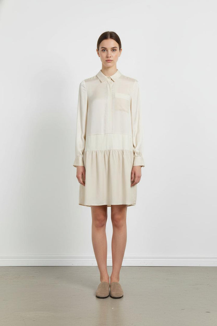 Robe Chemise Beige - Taille S/36 de la marque Bérénice | PARAD60982 - Vendu par Paradigme - Image 1