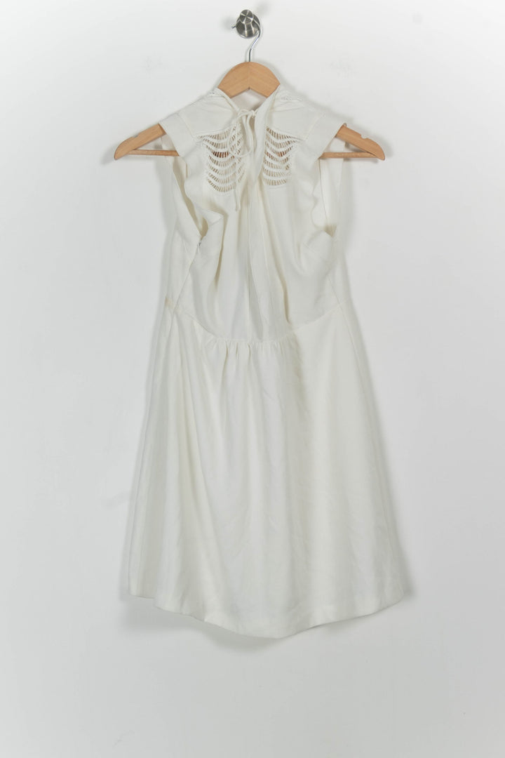 Robe Courte Blanche - Taille S/36 de la marque Bérénice | PARAD60983 - Vendu par Paradigme - Image 4