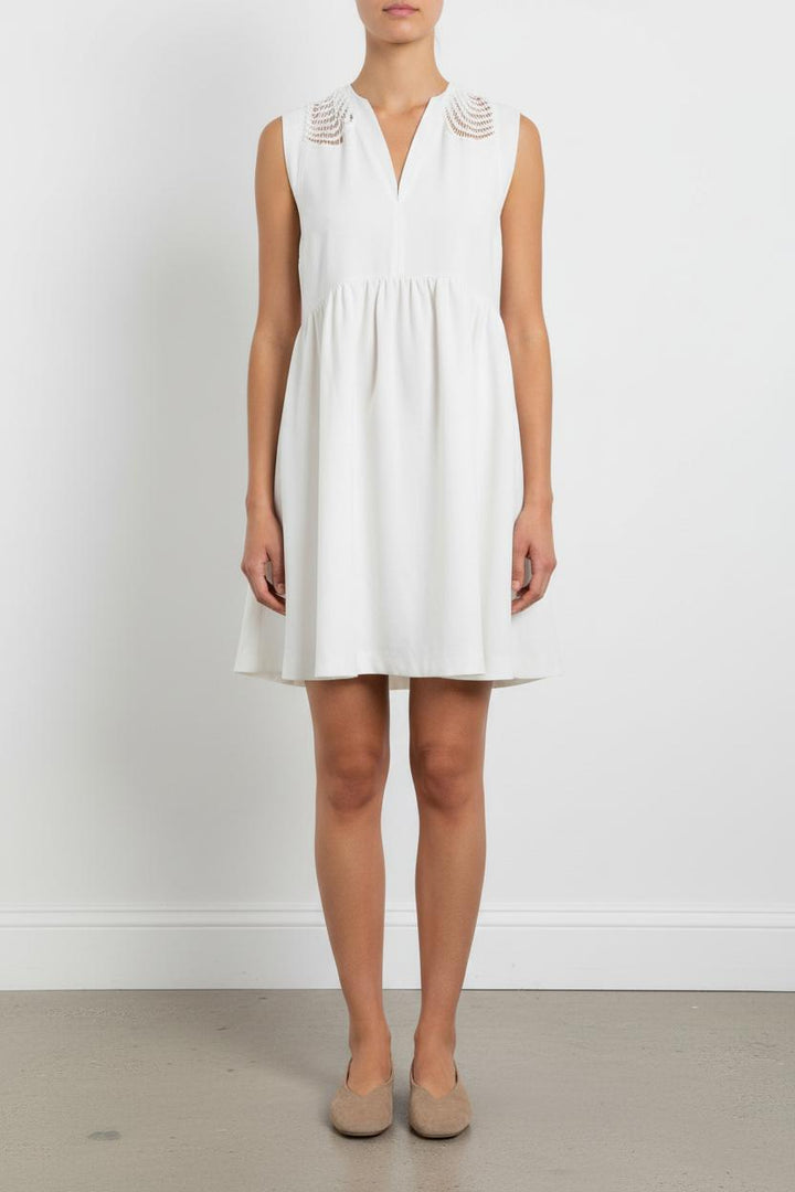 Robe Courte Blanche - Taille S/36 de la marque Bérénice | PARAD60983 - Vendu par Paradigme - Image 1