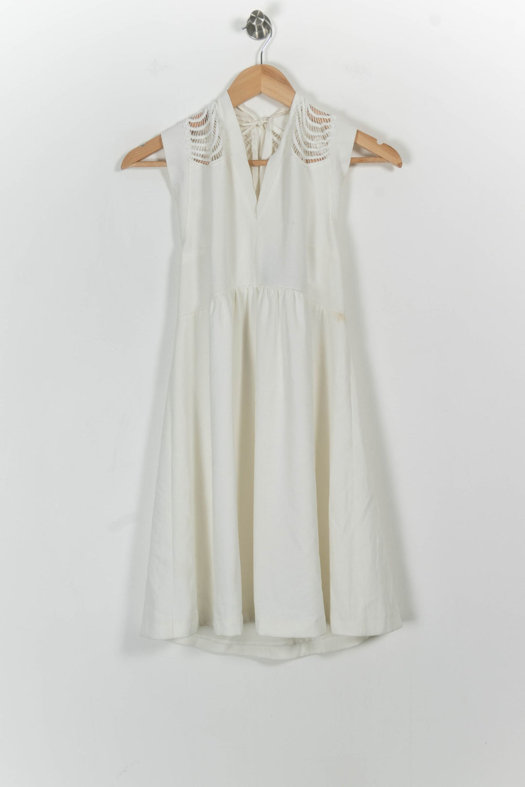Robe Courte Blanche - Taille S/36 de la marque Bérénice | PARAD60983 - Vendu par Paradigme - Image 2