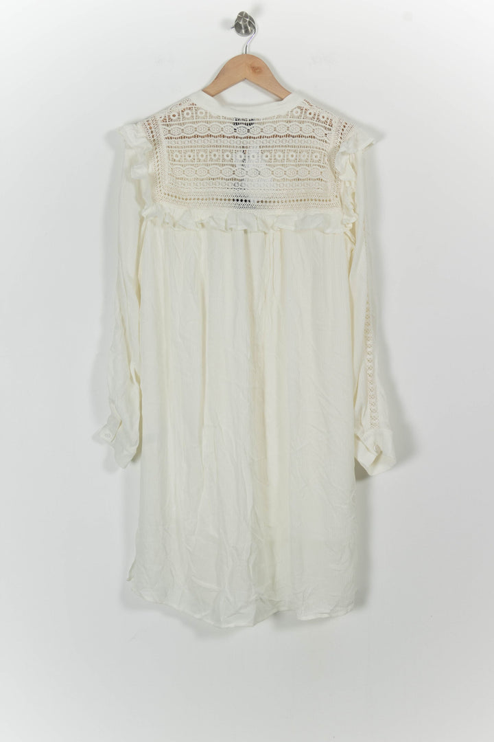 Robe Courte Blanche - Taille L/40 de la marque Bérénice | PARAD60984 - Vendu par Paradigme - Image 4