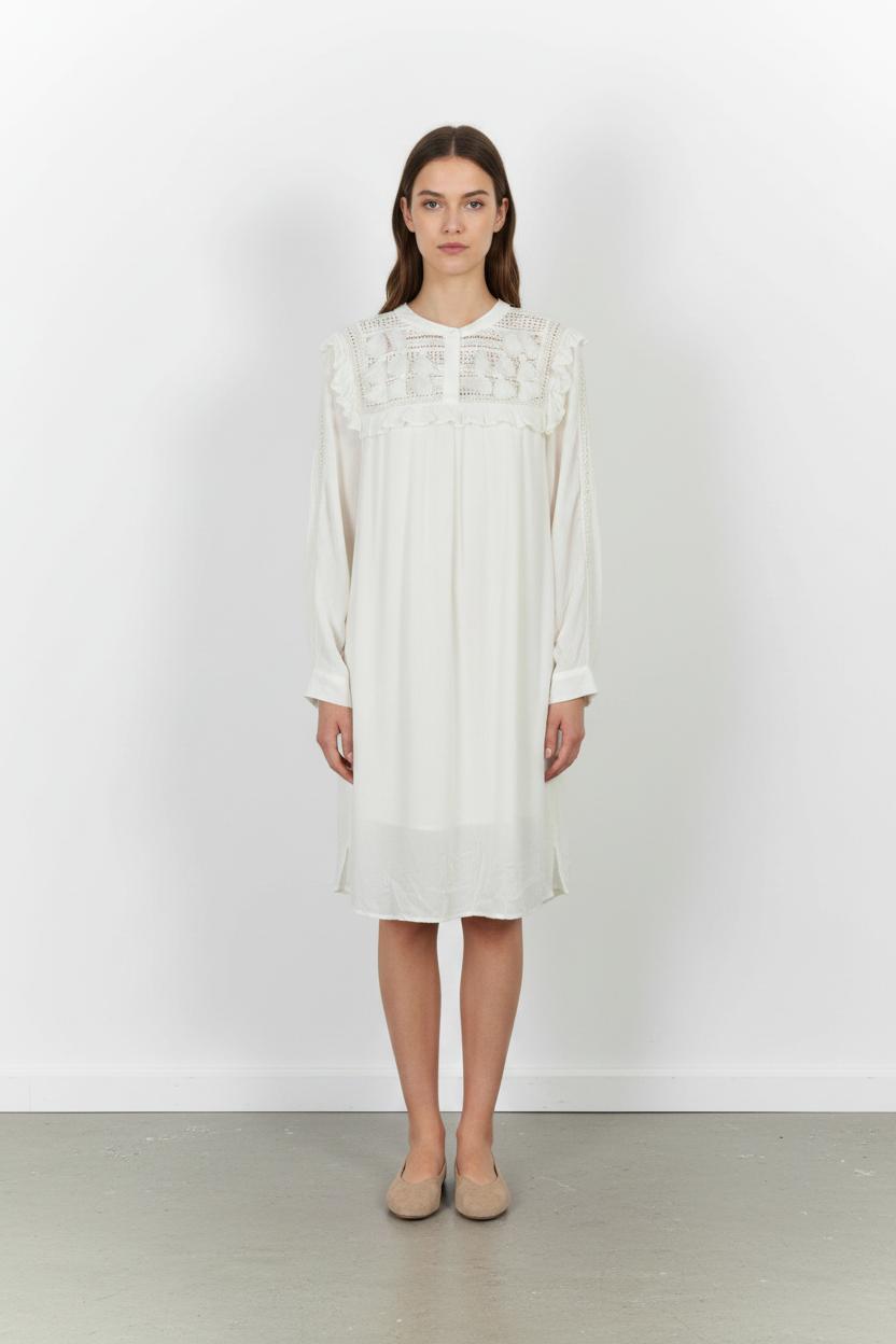 Robe Courte Blanche - Taille L/40 de la marque Bérénice | PARAD60984 - Vendu par Paradigme - Image 1