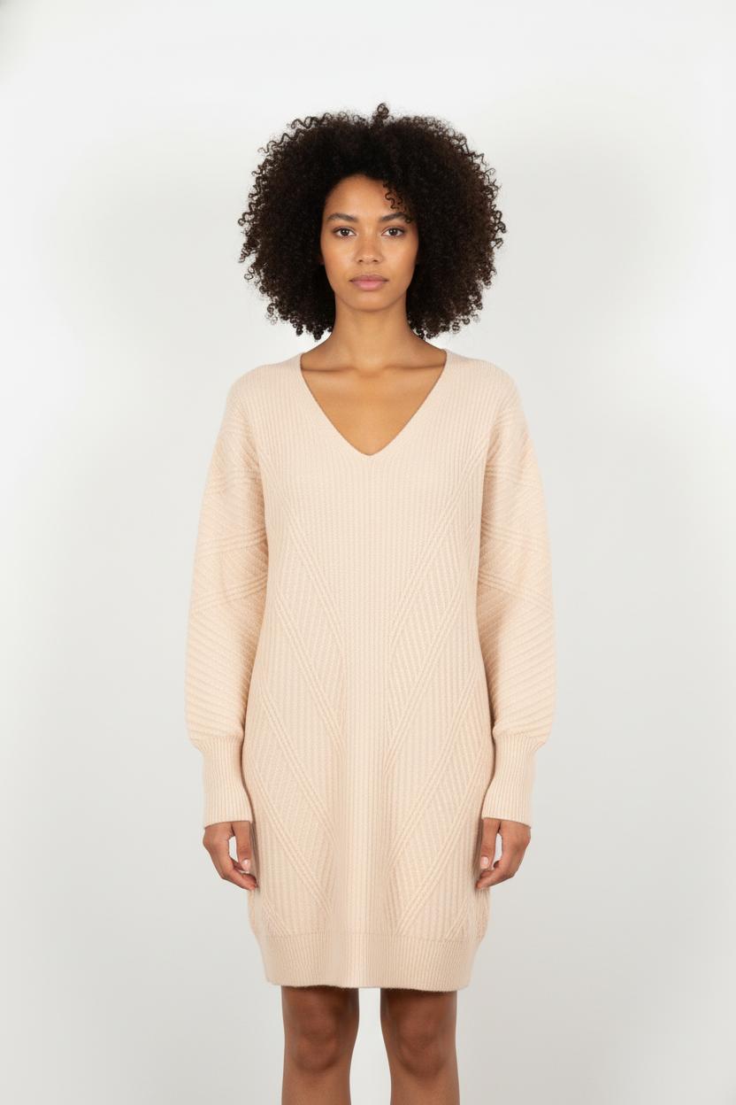 Robe Pull Beige - Taille S/36