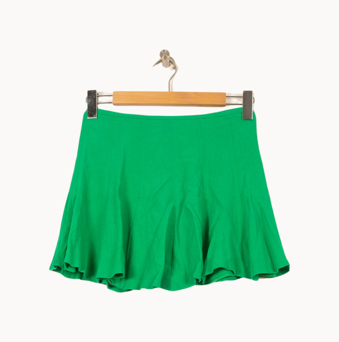 Jupe Courte Verte - Taille S/36 de la marque Sandro | PARAD60990 - Vendu par Paradigme - Image 2