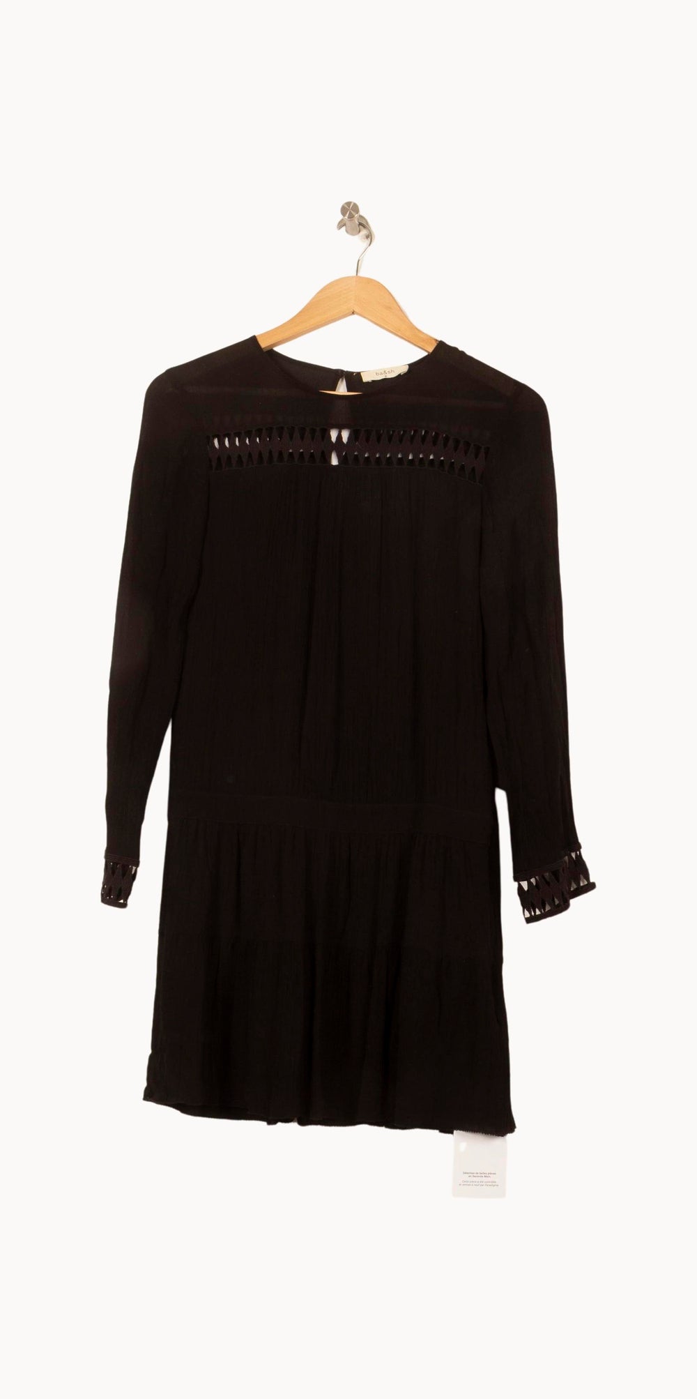 Robe Midi Noire - Taille XS/34 de la marque ba&sh | PARAD60992 - Vendu par Paradigme - Image 2