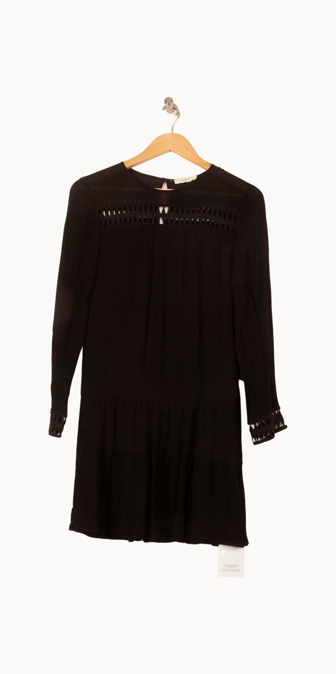 Robe Midi Noire - Taille XS/34 de la marque ba&sh | PARAD60992 - Vendu par Paradigme - Image 2
