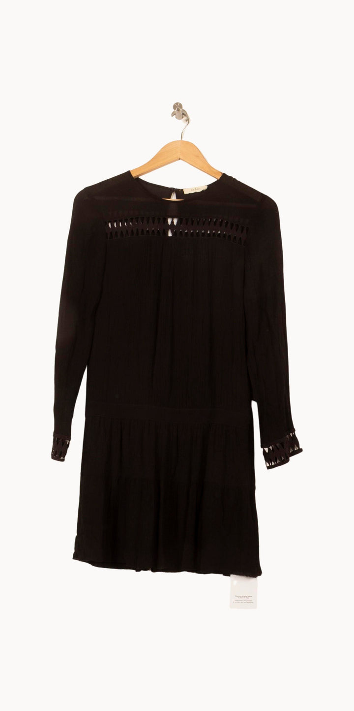 Robe Midi Noire - Taille XS/34 de la marque ba&sh | PARAD60992 - Vendu par Paradigme - Image 2