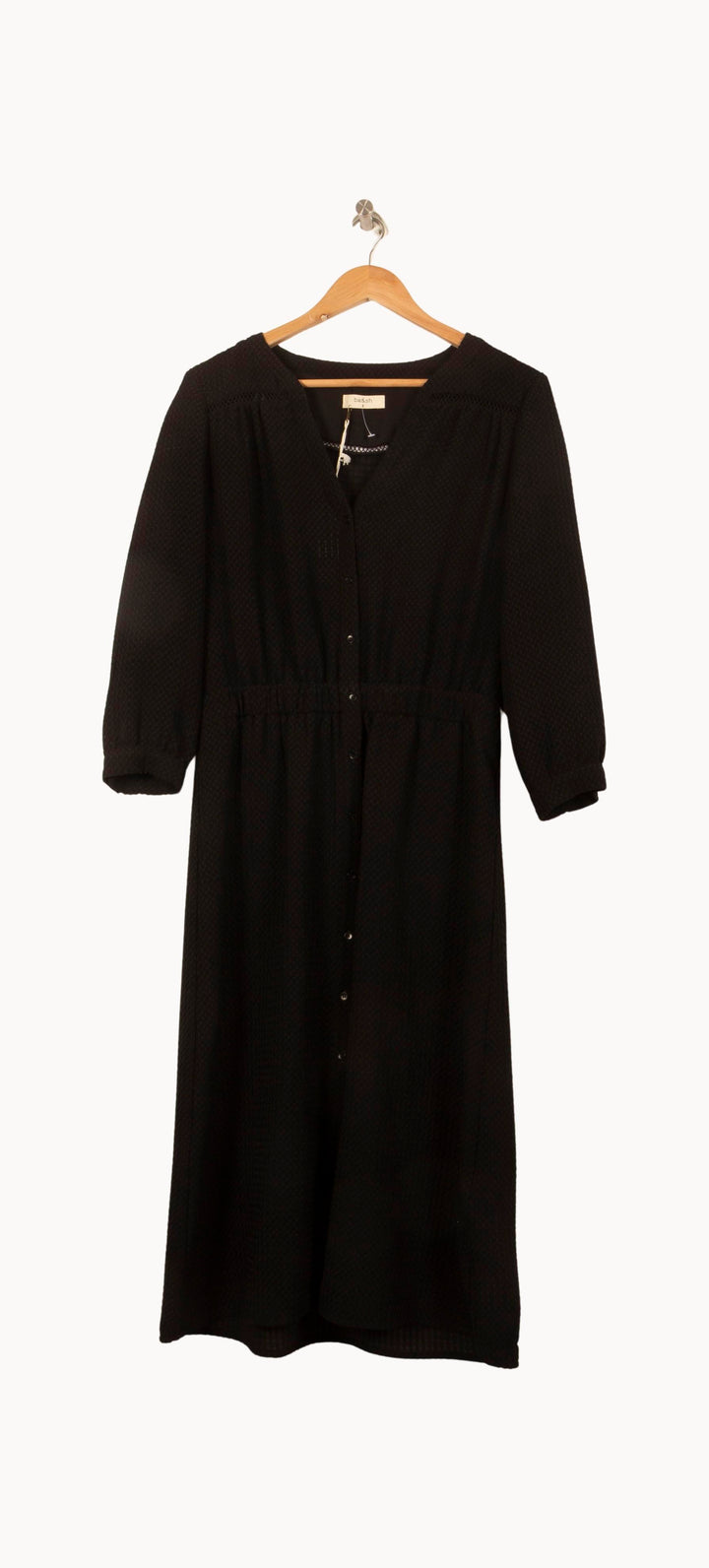 Robe Longue Noire - Taille M/38 de la marque ba&sh | PARAD60993 - Vendu par Paradigme - Image 2