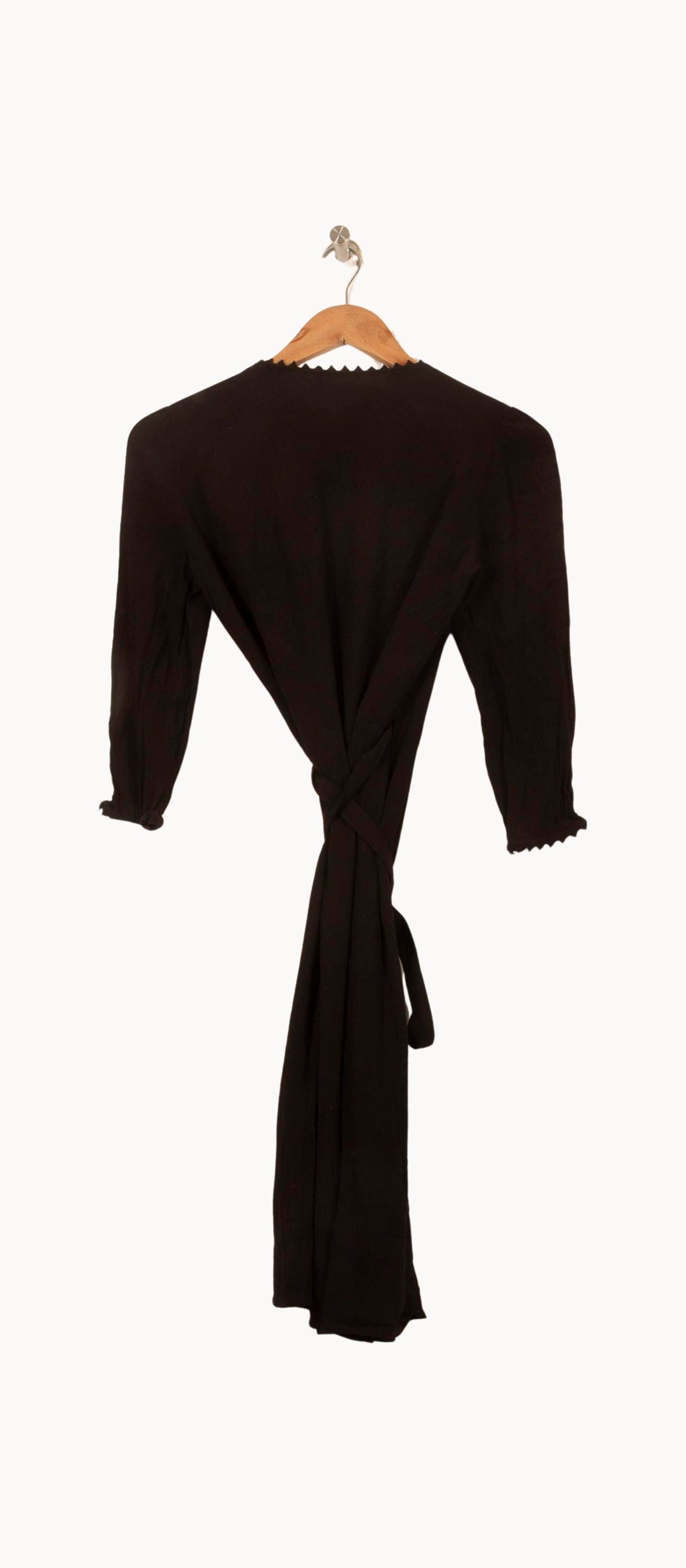 Robe Midi Noire - Taille S/36 de la marque ba&sh | PARAD60994 - Vendu par Paradigme - Image 4