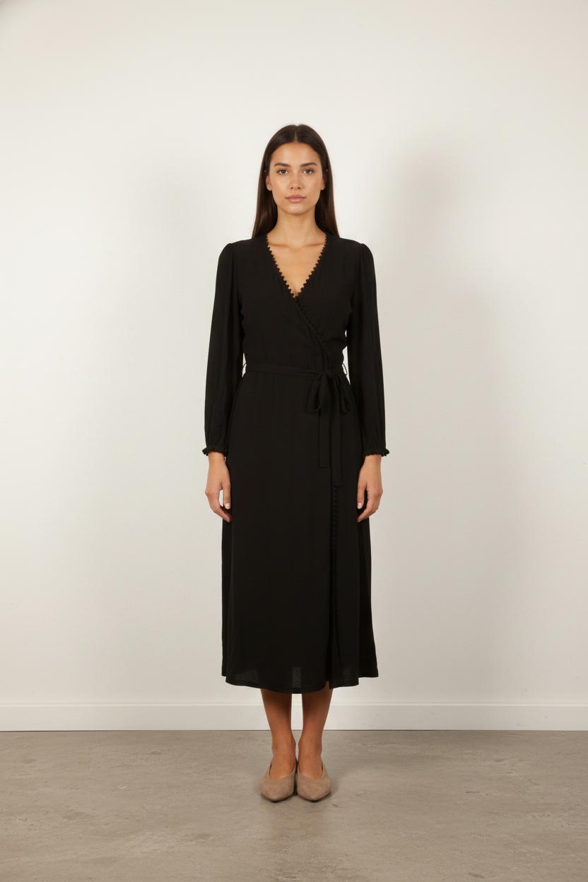 Robe Midi Noire - Taille S/36