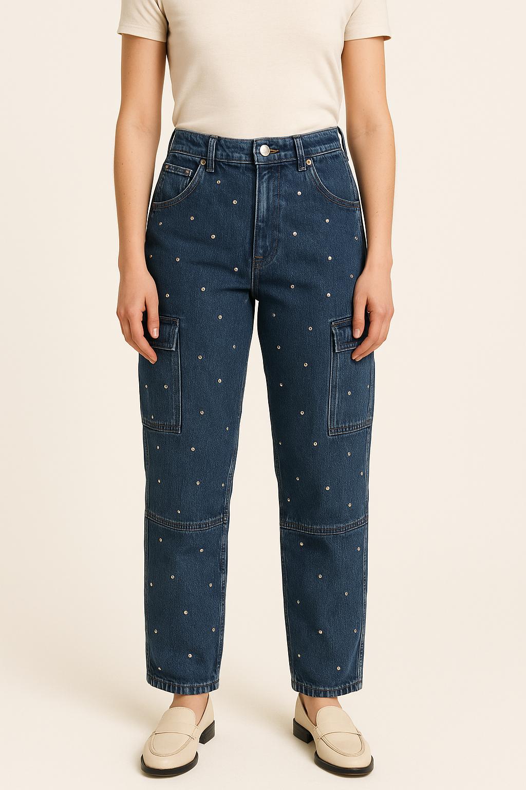 Jean Bleu - Taille S/36 de la marque Maison Stella & Suzie | PARAD61008 - Vendu par Paradigme - Image 1
