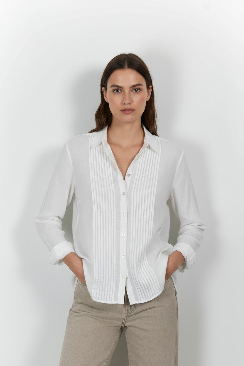Chemise Blanche - Taille XS/34 de la marque ba&sh | PARAD61017 - Vendu par Paradigme - Image 1