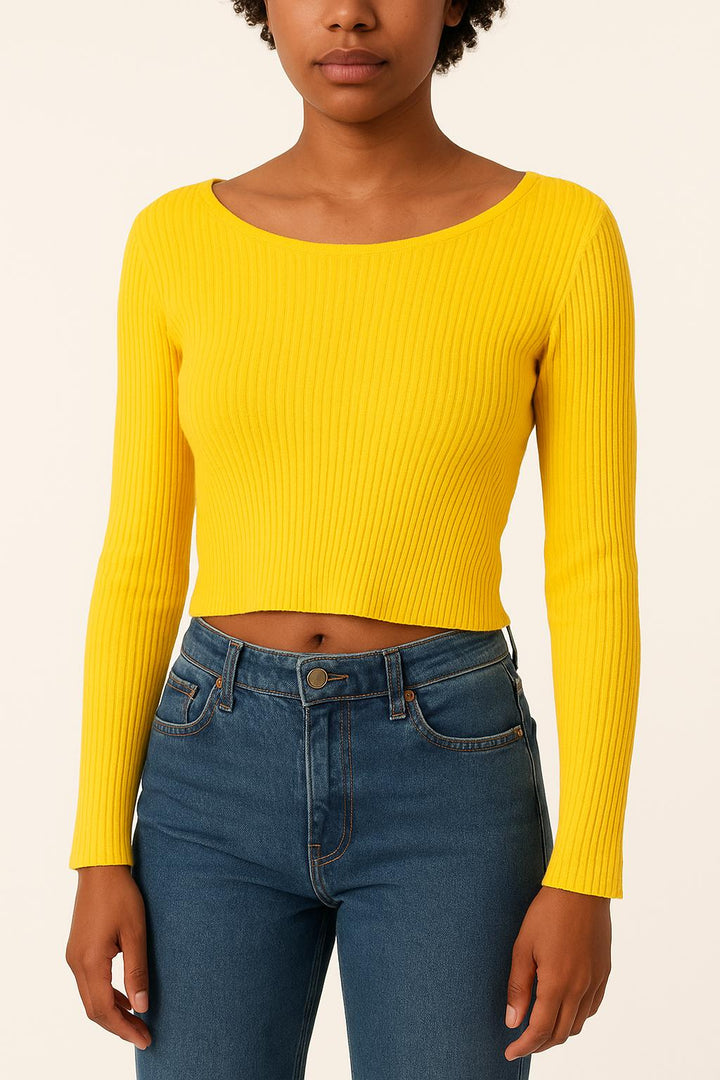 Pull Jaune - Taille S/36 de la marque Bérénice | PARAD61021 - Vendu par Paradigme - Image 1