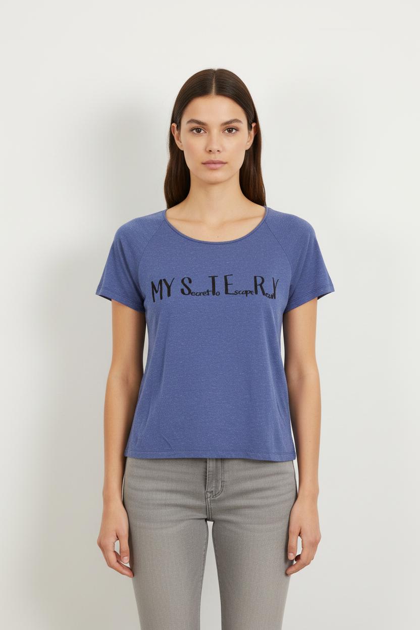 Tee-shirt Bleu - Taille S/36
