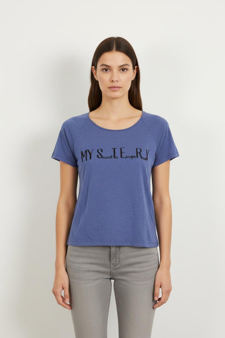 Tee-shirt Bleu - Taille S/36