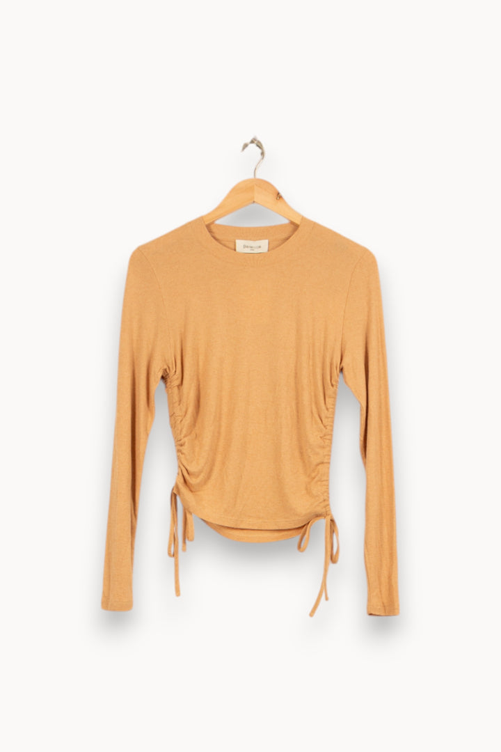 Tee-shirt Manches Longues Beige - Taille S/36 de la marque Bérénice | PARAD61025 - Vendu par Paradigme - Image 2