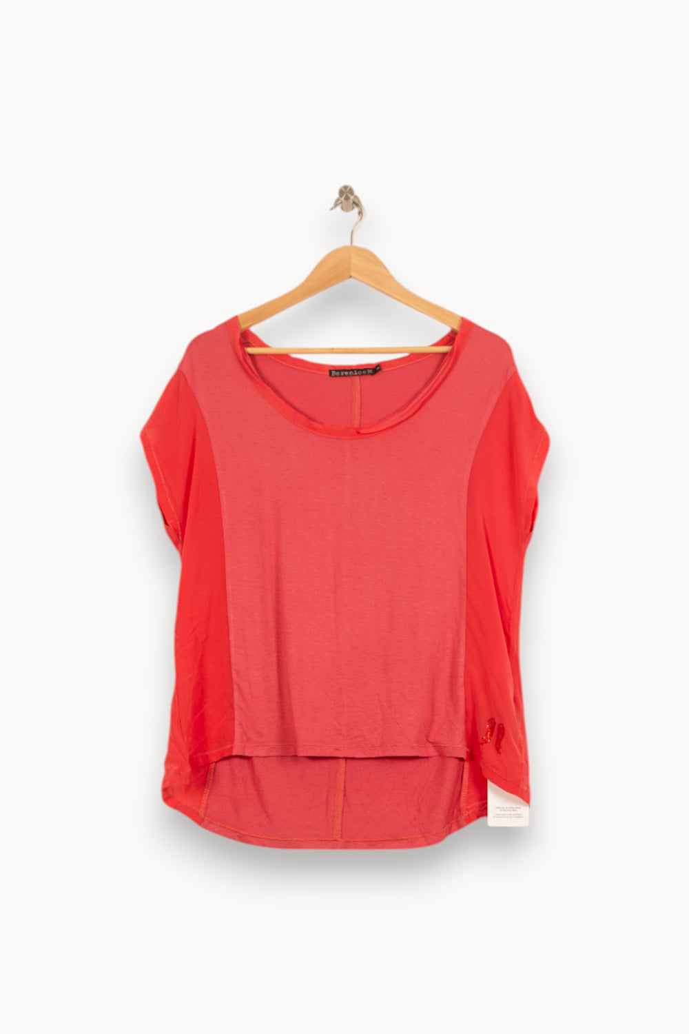 T-shirt Rouge - Taille S/36 de la marque Bérénice | PARAD61028 - Vendu par Paradigme - Image 2