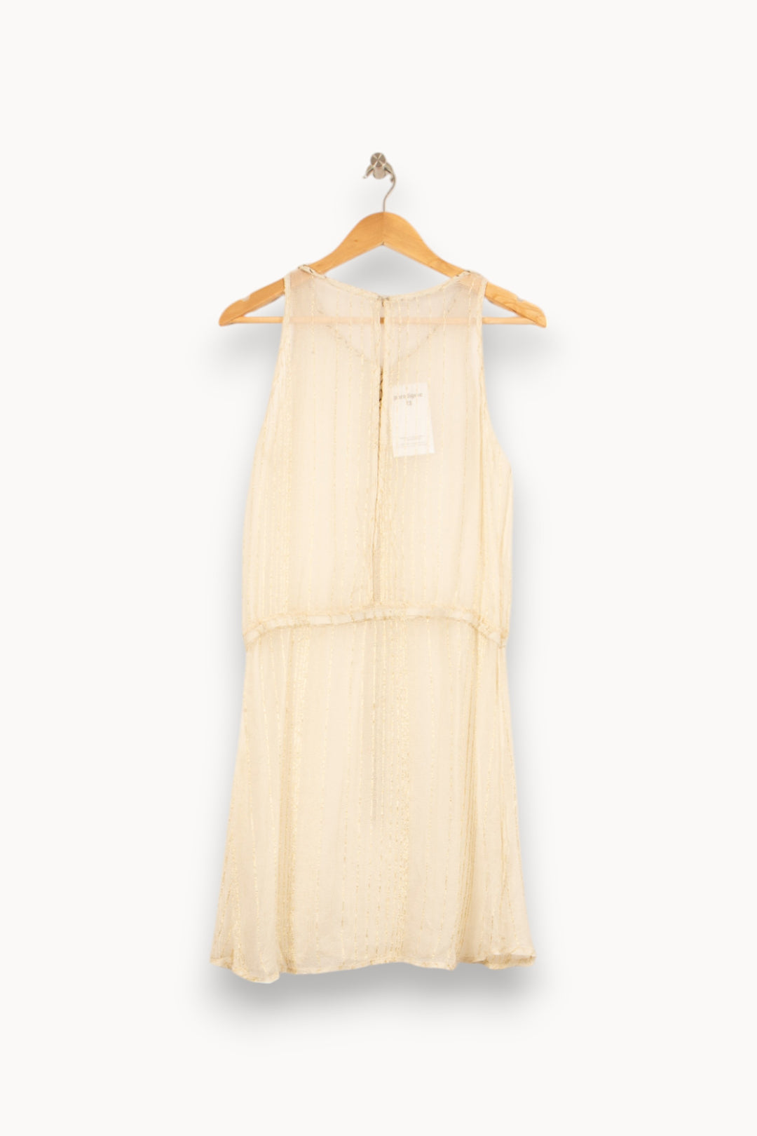 Robe Sans Manches Beige - Taille S/36 de la marque Bérénice | PARAD61033 - Vendu par Paradigme - Image 4