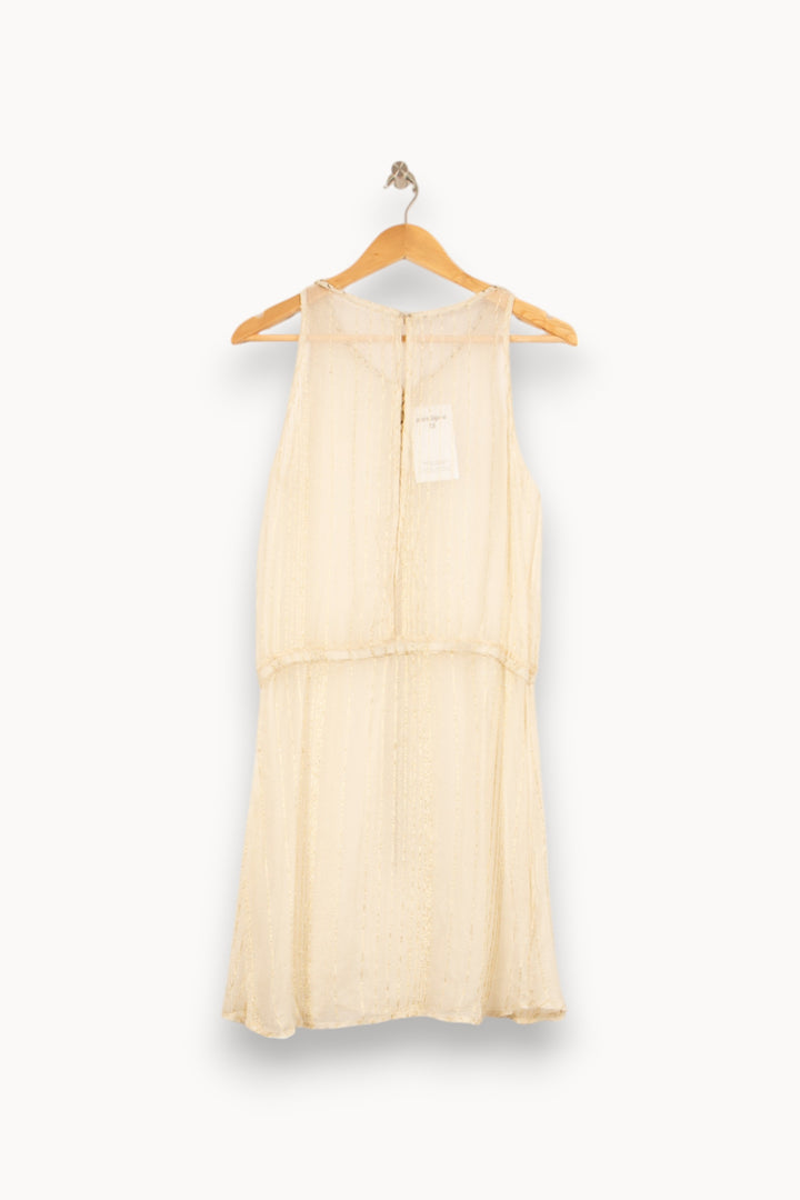 Robe Sans Manches Beige - Taille S/36 de la marque Bérénice | PARAD61033 - Vendu par Paradigme - Image 4