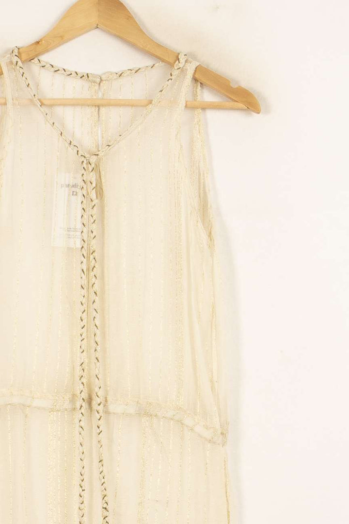 Robe Sans Manches Beige - Taille S/36 de la marque Bérénice | PARAD61033 - Vendu par Paradigme - Image 3