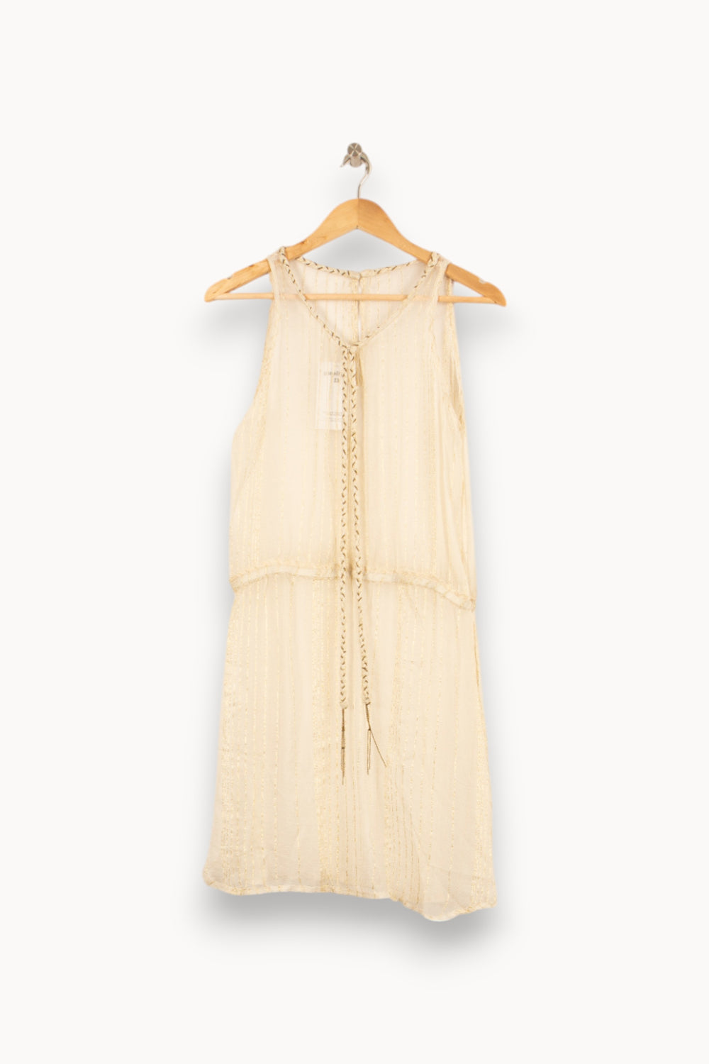 Robe Sans Manches Beige - Taille S/36 de la marque Bérénice | PARAD61033 - Vendu par Paradigme - Image 2