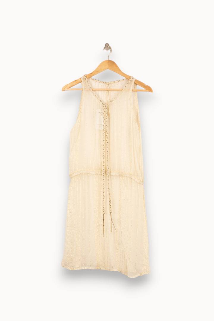 Robe Sans Manches Beige - Taille S/36 de la marque Bérénice | PARAD61033 - Vendu par Paradigme - Image 2