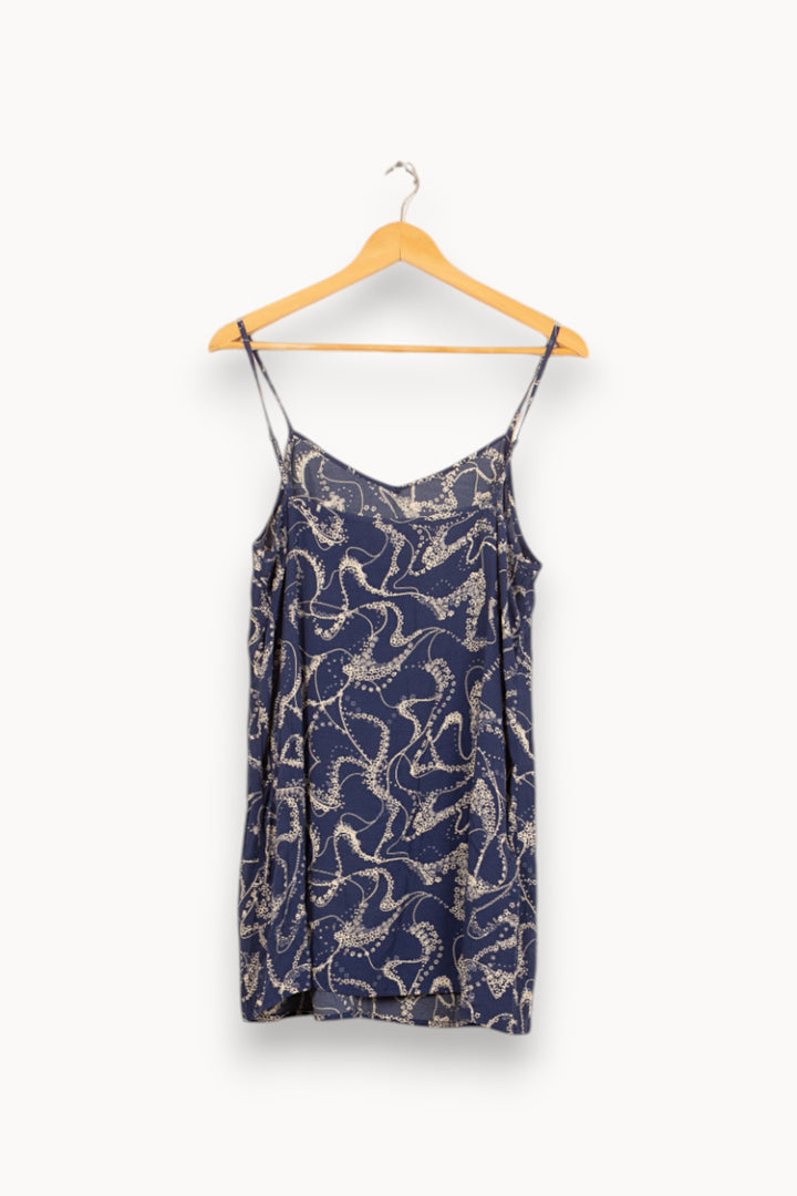 Robe Droite Bleu et Blanc - Taille M/38 de la marque Bérénice | PARAD61035 - Vendu par Paradigme - Image 3