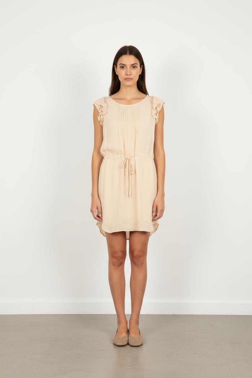 Robe Courte Beige - Taille M/38