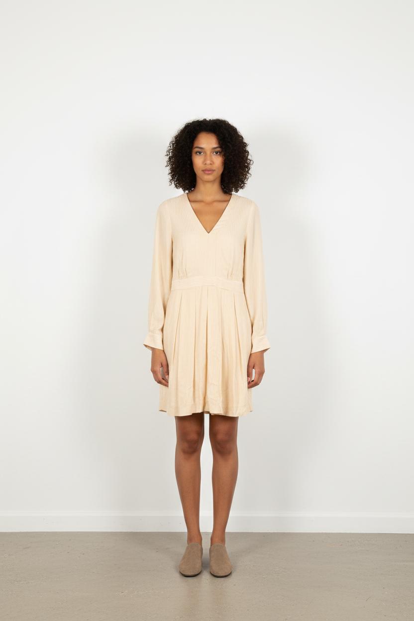 Robe Courte Beige - Taille S/36