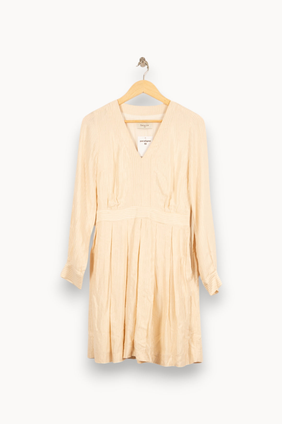 Robe Courte Beige - Taille S/36 de la marque Bérénice | PARAD61038 - Vendu par Paradigme - Image 2