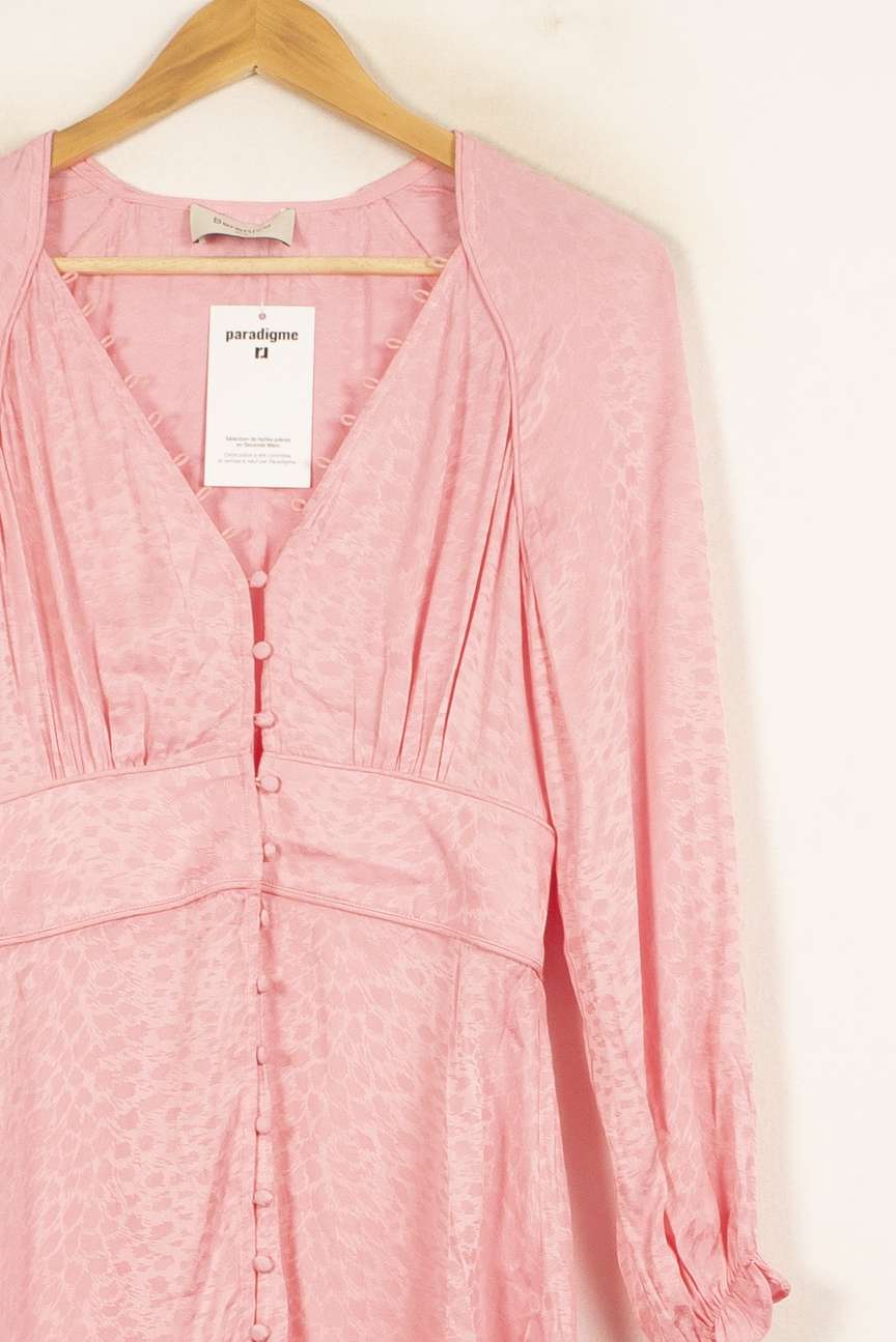 Robe Portefeuille Rose - Taille S/36 de la marque Bérénice | PARAD61039 - Vendu par Paradigme - Image 2